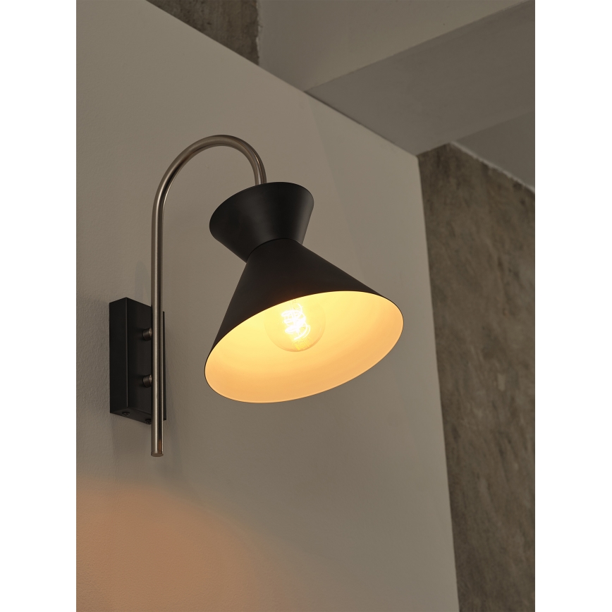 Osram - Nástenné svietidlo DECOR WAIST 1xE27/40W/230V čierne