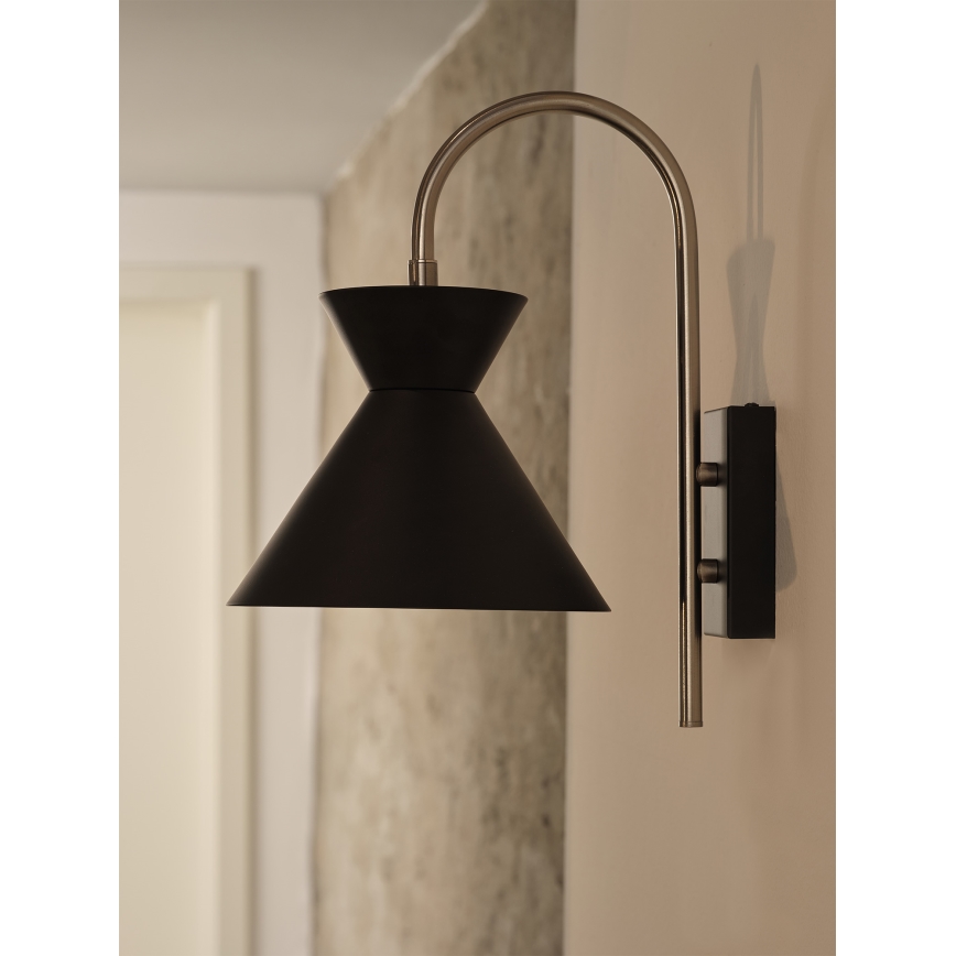 Osram - Nástenné svietidlo DECOR WAIST 1xE27/40W/230V čierne