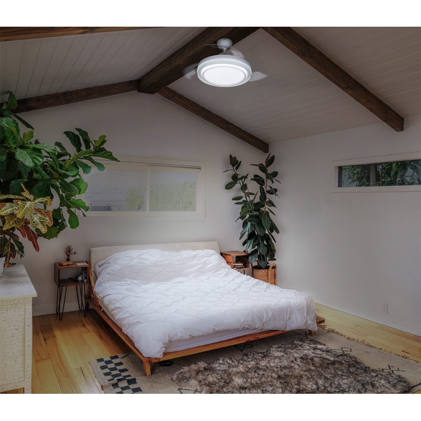 Osram - LED stmievateľné stropné svietidlo s ventilátorom PONIENTE LED/36W/230V 3000/4000/6500K + diaľkové ovládanie