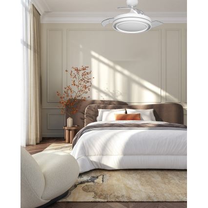 Osram - LED stmievateľné stropné svietidlo s ventilátorom PONIENTE LED/36W/230V 3000/4000/6500K + diaľkové ovládanie