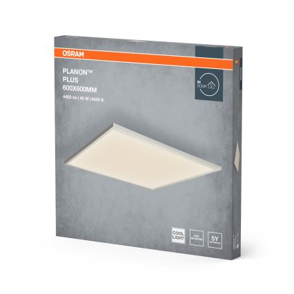Osram - Prisadený LED panel PLANON LED/40W/230V 4000K 60x60 cm biela