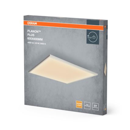Osram - prisadený LED panel PLANON LED/40W/230V 59,5x59,5 cm biela
