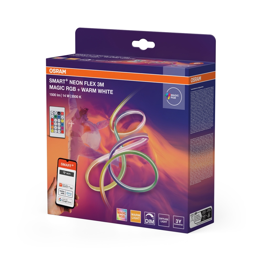 Osram - LED RGBW Stmievateľný vonkajší pás SMART+ MAGIC 3m LED/14W/230V IP44 Wi-Fi + diaľkové ovládanie