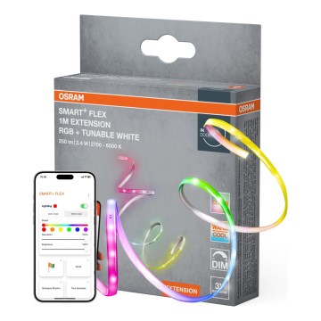 Osram - Rozširovacia sada LED RGB+TW stmievateľného pásika SMART+ FLEX 1m LED/3,4W/24V 2700-6500K Wi-Fi