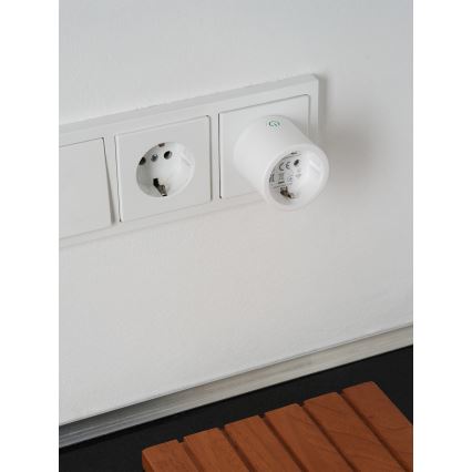 Osram - SADA 2x Inteligentná zásuvka SMART+ MATTER SCHUKO 2300W/230V/10A Wi-Fi biela
