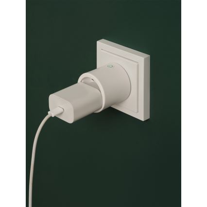 Osram - SADA 2x Inteligentná zásuvka SMART+ MATTER SCHUKO 2300W/230V/10A Wi-Fi biela