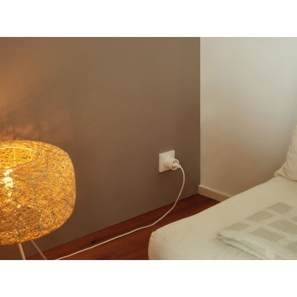 Osram - SADA 2x Inteligentná zásuvka SMART+ MATTER SCHUKO 2300W/230V/10A Wi-Fi biela