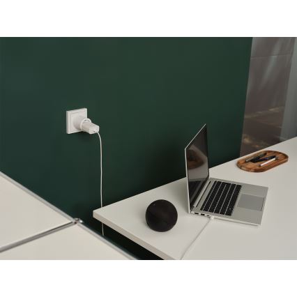 Osram - SADA 2x Inteligentná zásuvka SMART+ MATTER SCHUKO 2300W/230V/10A Wi-Fi biela