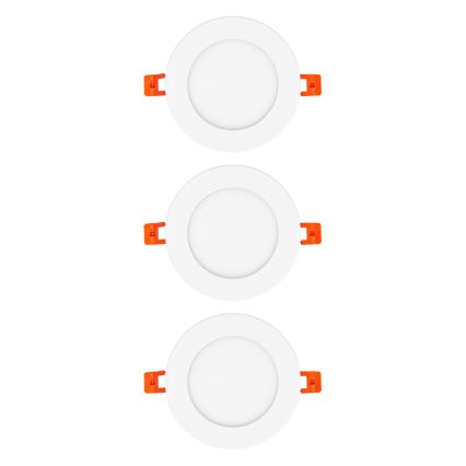 Osram - SADA 3x zapustené bodové LED svietidlo SPOT 8W/230V 3000K pr. 12 cm biela