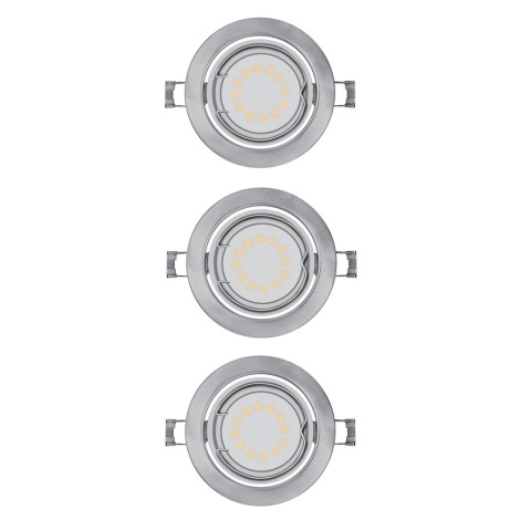 Osram - SADA 3x LED Podhľadové svietidlo 3x3xGU10/3W/230V