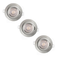 Osram - SADA 3x LED stmievateľné podhľadové svietidlo LED/4,9W/230V
