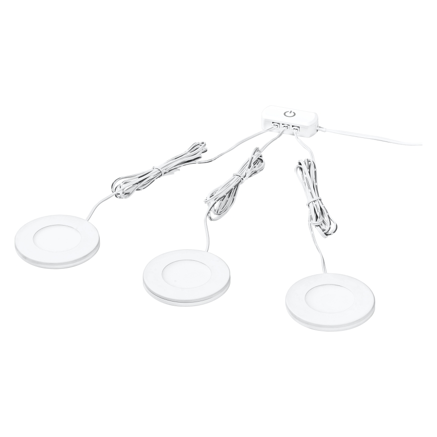 Osram - SADA 3x LED podskrinkové svietidlo UNDERCABINET LED/8,5W/230V 3000K biela