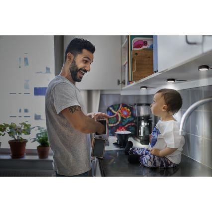 Osram - Sada 3× LED svietidiel pod kuchynskú linku UNDERCABINET LED/3W/230V 3000K čierna