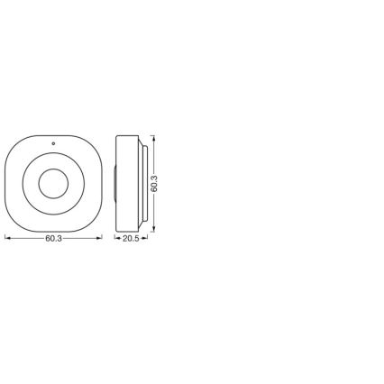 Osram - SMART+ pohybový senzor 3,7 V Wi-Fi 500 mAh