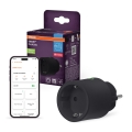 Osram - SMART+ SCHUKO inteligentná zásuvka 2300W/230V/10A čierna