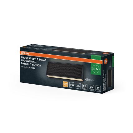 Osram - LED Stmievateľné solárne nástenné svietidlo ENDURA STYLE LED/7,1W/4,2V 2000 mAh IP44 antracit