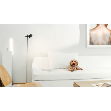 Osram - LED Stmievaná dotyková stojacia lampa DECOR KYOTO LED/12W/230V CRI 90 čierna