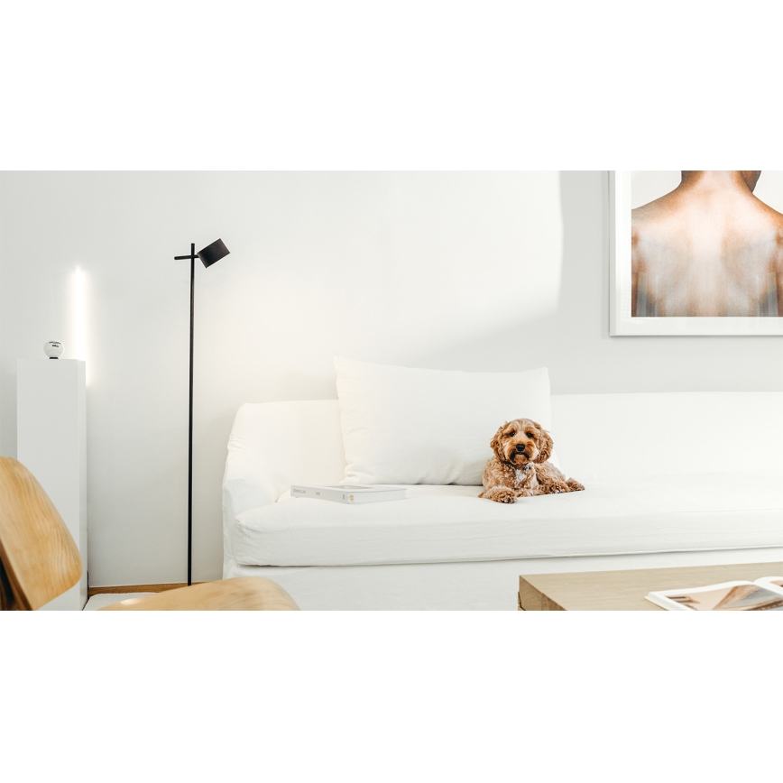 Osram - LED Stmievaná dotyková stojacia lampa DECOR KYOTO LED/12W/230V CRI 90 čierna