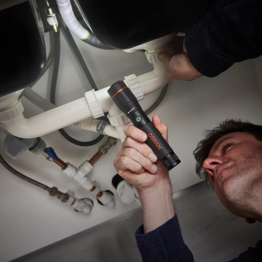 Osram - LED Stmievateľná nabíjateľná baterka LEDINSPECT PRO TORCH 1200 LED/13W/3,6V 4000 mAh IP44