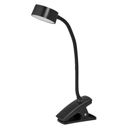 Osram - Stmieiteľná LED stolová lampa s klipom OFFICE LINE LED/4,8W/230V 3000/4000/6500K čierna