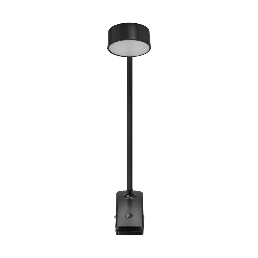 Osram - Stmieiteľná LED stolová lampa s klipom OFFICE LINE LED/4,8W/230V 3000/4000/6500K čierna