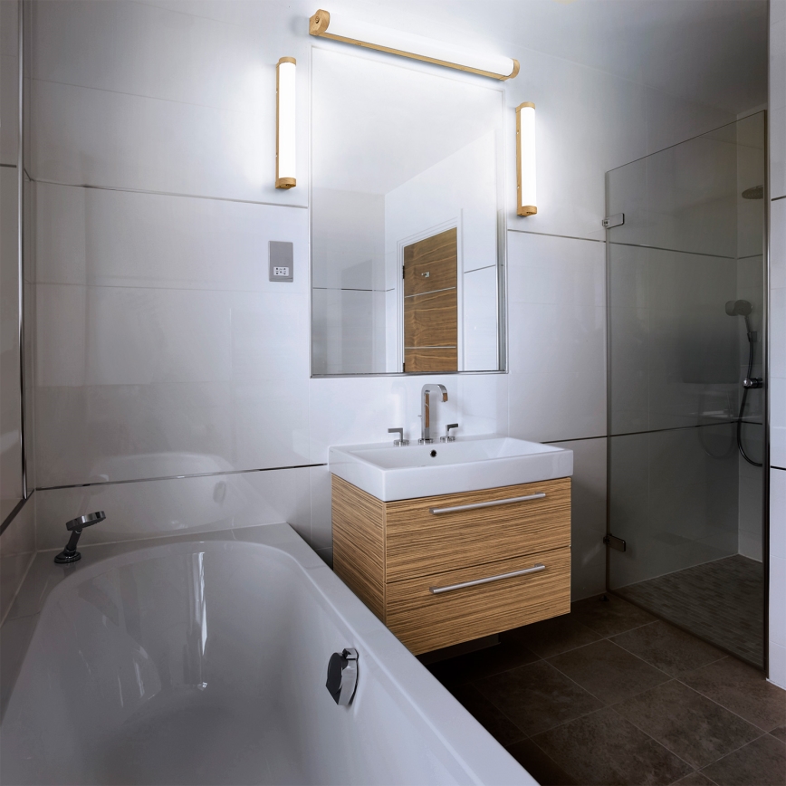 Osram - LED stmievateľné osvetlenie zrkadla do kúpeľne ORBIS TUBE LED/9W/230V 3000/4000K 40 cm IP44 hnedá