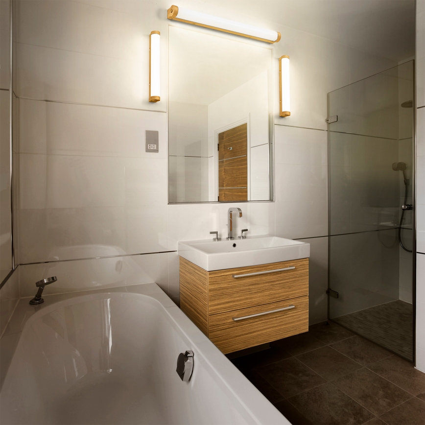 Osram - LED stmievateľné osvetlenie zrkadla do kúpeľne ORBIS TUBE LED/9W/230V 3000/4000K 40 cm IP44 hnedá