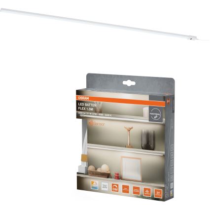 Osram - LED stmievateľné podlinkové svietidlo s pohybovým senzorom BATTEN LED/21W/230V 2700/4000/6500K 150,4 cm biela