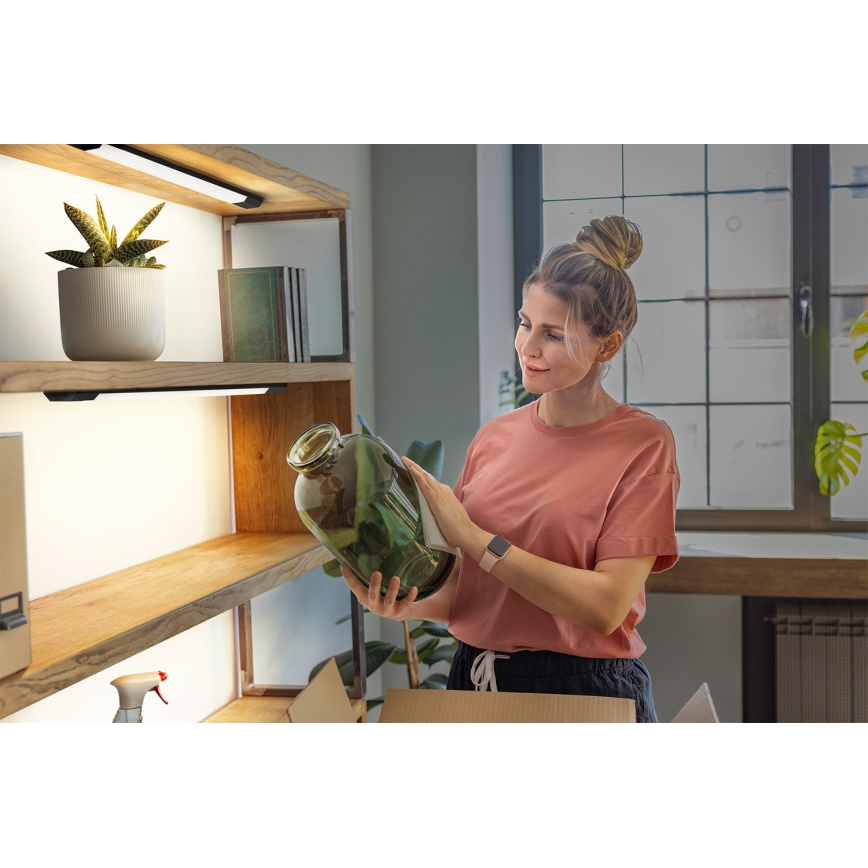 Osram - stmievateľné LED svietidlo pod skrinku so snímačom pohybu LINEAR EDGE LED/8W/230V 3000/4000/6500K 50 cm čierne