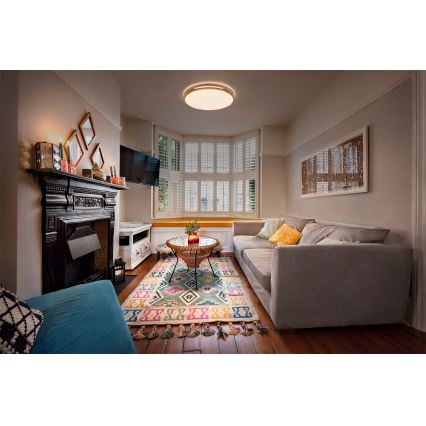 Osram – stmievateľné LED stropné svietidlo ORBIS WOODBURRY, 16 W, 230 V, priemer 30 cm