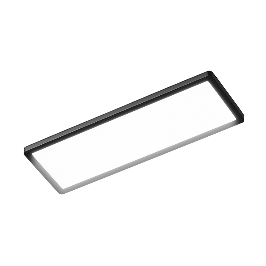 Osram - LED stmievateľné kúpeľňové stropné svietidlo PLANON EASYFIX LED/24W/230V 2600-6000K 20x58 cm IP54 čierna + diaľkové ovládanie