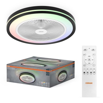 Osram - stmievateľné LED stropné svietidlo s ventilátorom MURLAN LED/26W/230V 3000-6500K + diaľkové ovládanie