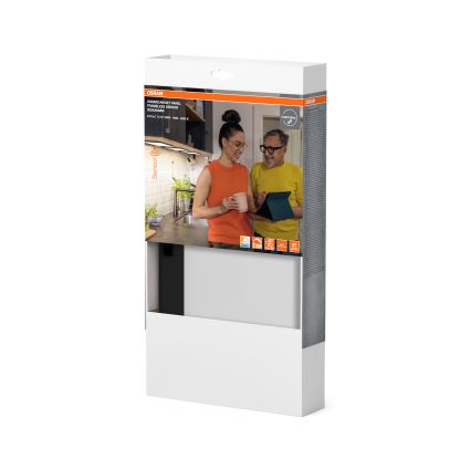 Osram - LED stmievateľné podskrinkové svietidlo so snímačom pohybu UNDERCABINET LED/7,5W/230V 3000/4000/6500K 20x30 cm čierna