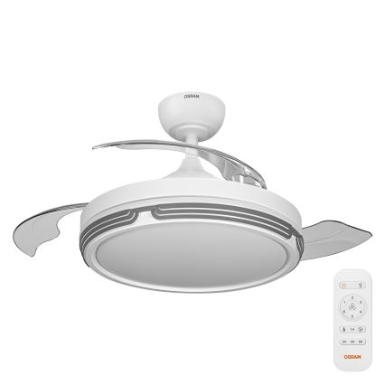 Osram - Stmievateľné stropné LED svietidlo s ventilátorom LEVECHE LED/36W/230V 3000/4000/6500K + diaľkové ovládanie