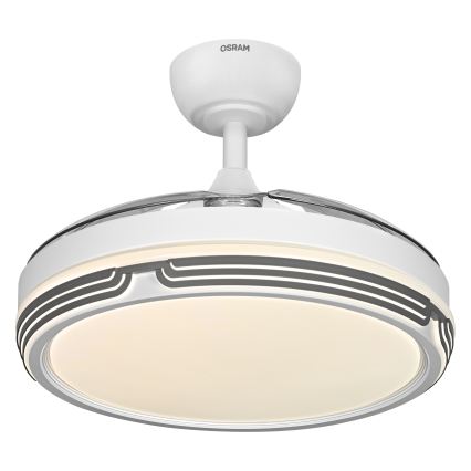 Osram - Stmievateľné stropné LED svietidlo s ventilátorom LEVECHE LED/36W/230V 3000/4000/6500K + diaľkové ovládanie