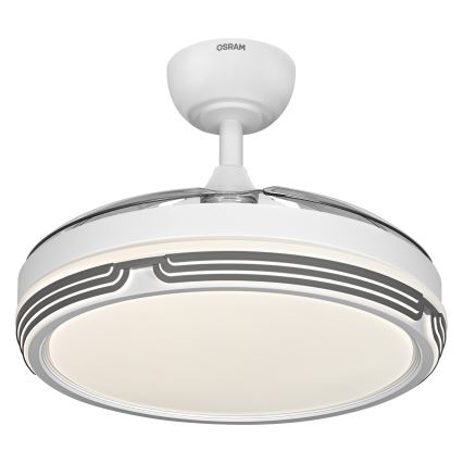 Osram - Stmievateľné stropné LED svietidlo s ventilátorom LEVECHE LED/36W/230V 3000/4000/6500K + diaľkové ovládanie