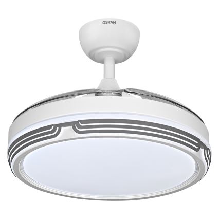 Osram - Stmievateľné stropné LED svietidlo s ventilátorom LEVECHE LED/36W/230V 3000/4000/6500K + diaľkové ovládanie