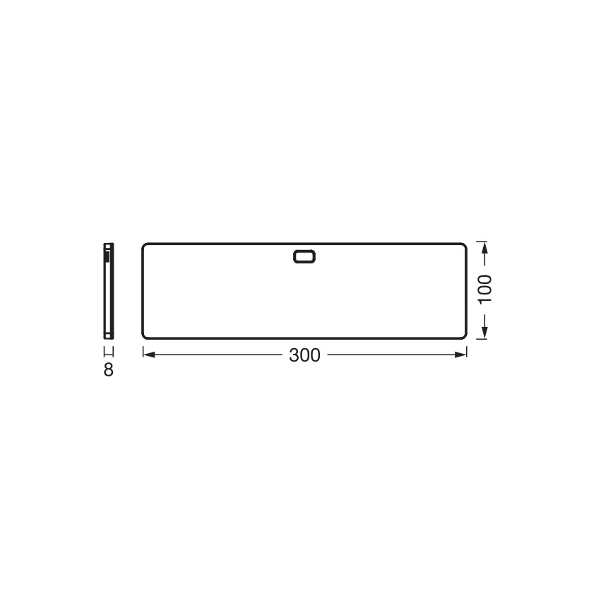 Osram - LED Stmievateľné podskrinkové svietidlo s pohybovým senzorom UNDERCABINET LED/5W/230V 3000/4000/6500K 10x30 cm biela