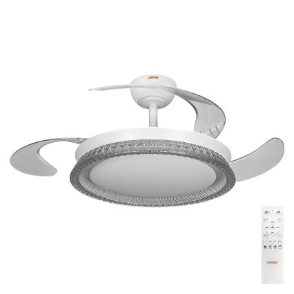 Osram - LED RGB stmievateľné stropné svietidlo s ventilátorom CIERZO LED/35W/230V 3000-6500K + diaľkové ovládanie