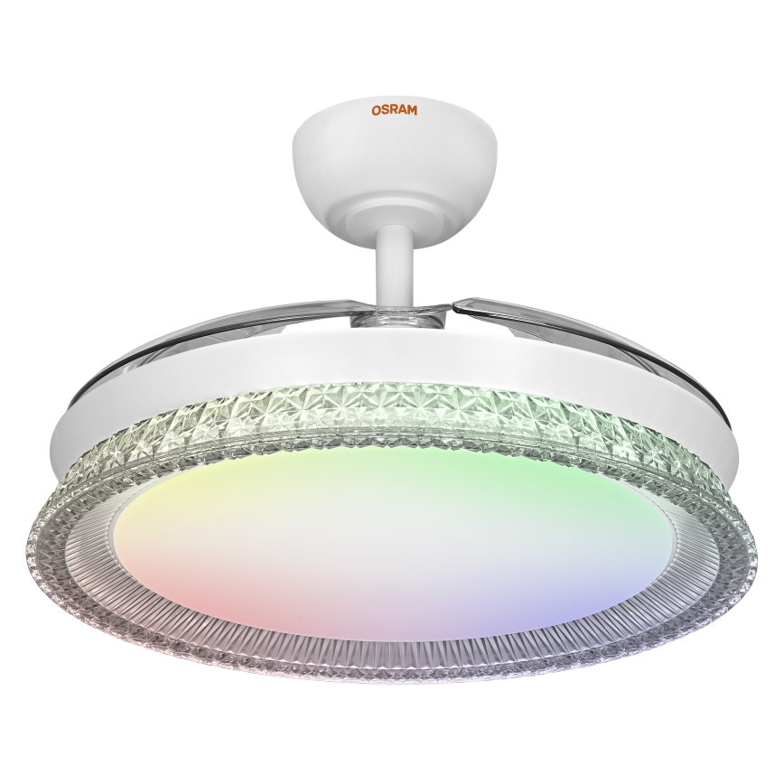 Osram - LED RGB stmievateľné stropné svietidlo s ventilátorom CIERZO LED/35W/230V 3000-6500K + diaľkové ovládanie