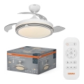 Osram - Stmievateľné stropné LED svietidlo s ventilátorom LEVECHE LED/36W/230V 3000/4000/6500K + diaľkové ovládanie