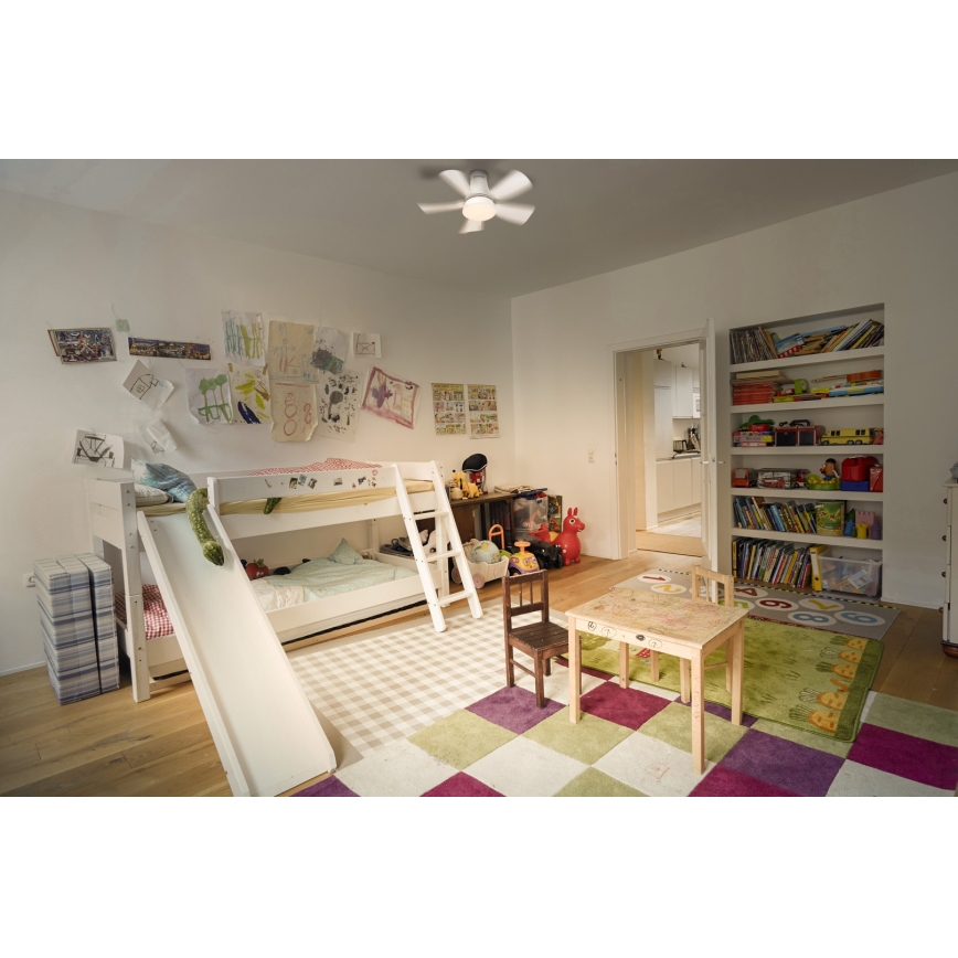 Osram - LED Stmievateľný stropný ventilátor LESTE LED/15W/230V 3000/4000/6500K + diaľkové ovládanie