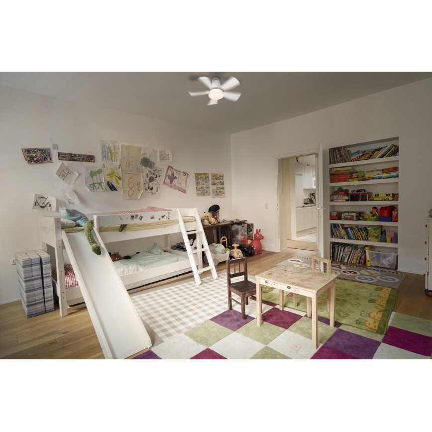 Osram - LED Stmievateľný stropný ventilátor LESTE LED/15W/230V 3000/4000/6500K + diaľkové ovládanie