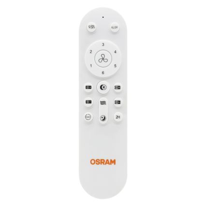 Osram - LED Stmievateľný stropný ventilátor LESTE LED/15W/230V 3000/4000/6500K + diaľkové ovládanie