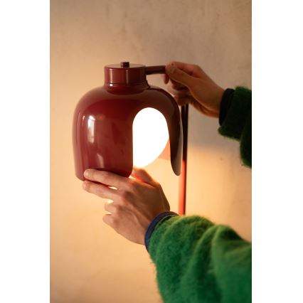 Osram - Stojacia lampa DECOR COROLLE 1xE27/15W/230V červená