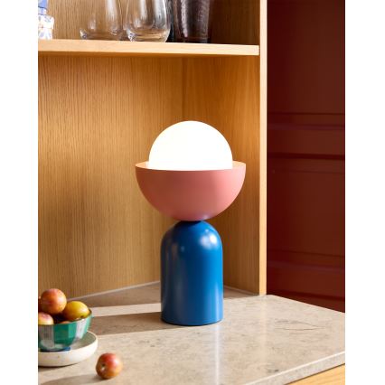 Osram - Stolná lampa DECOR BOWL 1xE14/25W/230V modrá/ružová