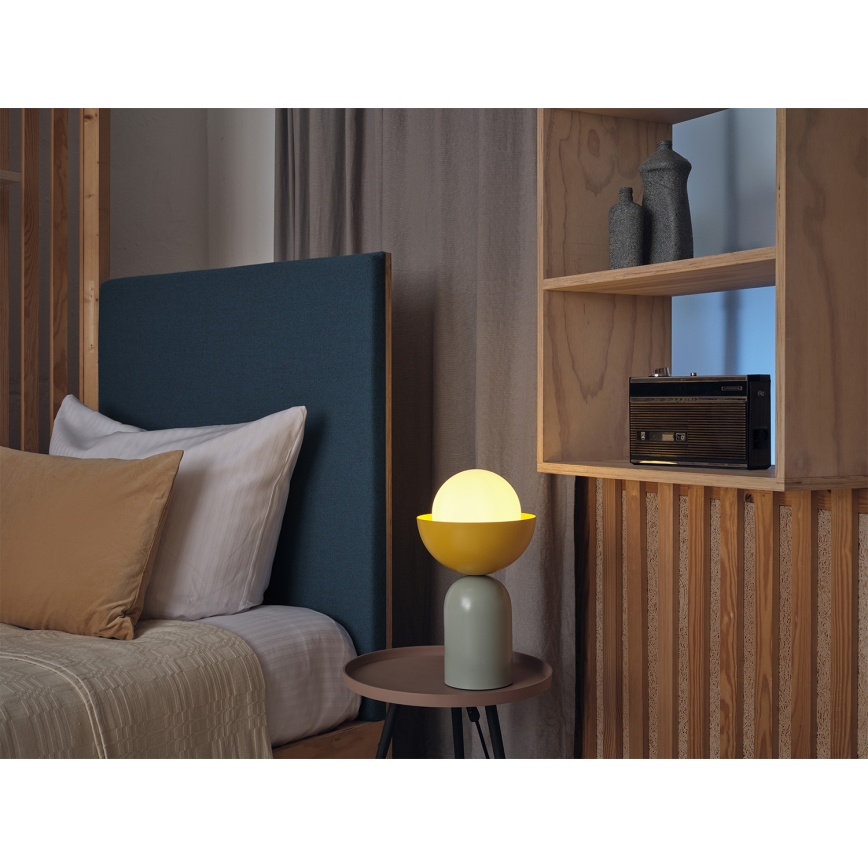 Osram - Stolná lampa DECOR BOWL 1xE14/25W/230V zelená/žltá