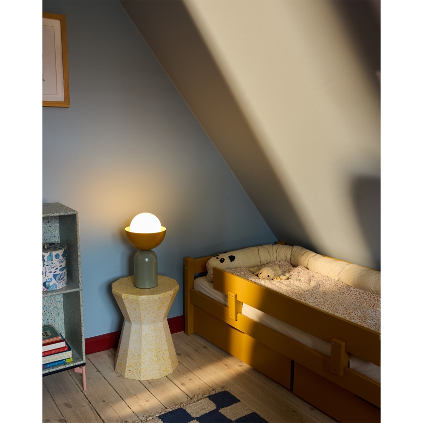 Osram - Stolná lampa DECOR BOWL 1xE14/25W/230V zelená/žltá