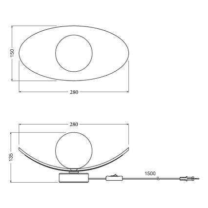Osram - Stolná lampa DECOR PEARL 1xG9/5W/230V béžová