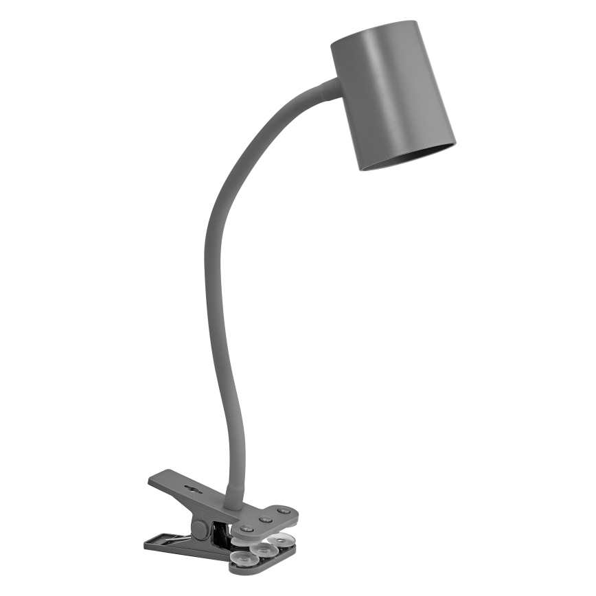 Osram - Stolná lampa s klipom DESK LINE 1xGU10/9W/230V sivá